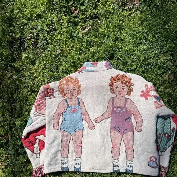 handmade, upcycled quilt + blanket coats - Picture 4 of 13